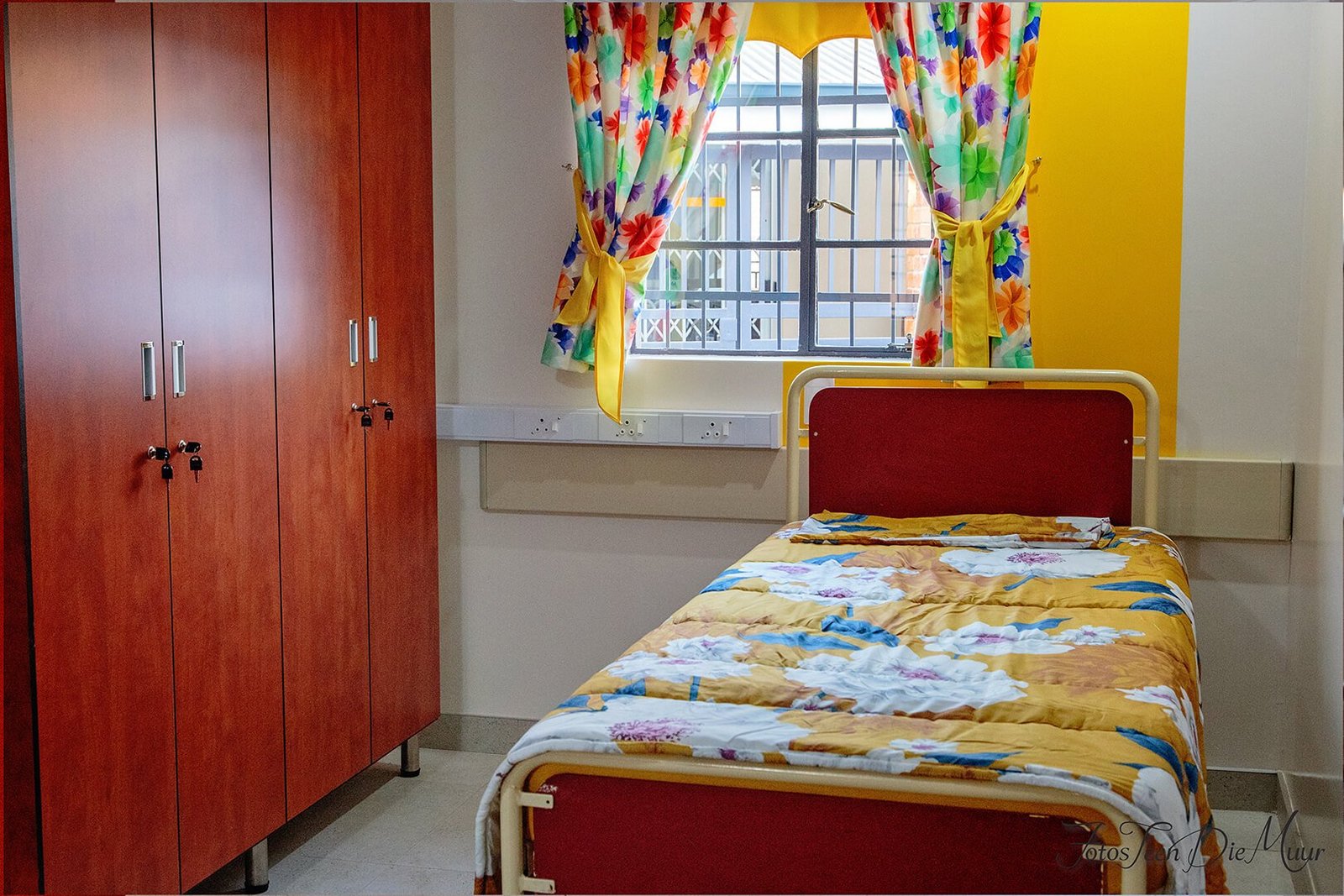 Yellow themed room